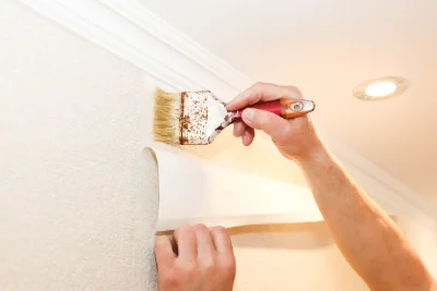 Pose de papier peint à Condé — revêtements muraux et toiles de verre